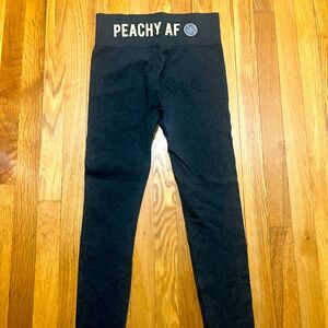 Peachy af leggings